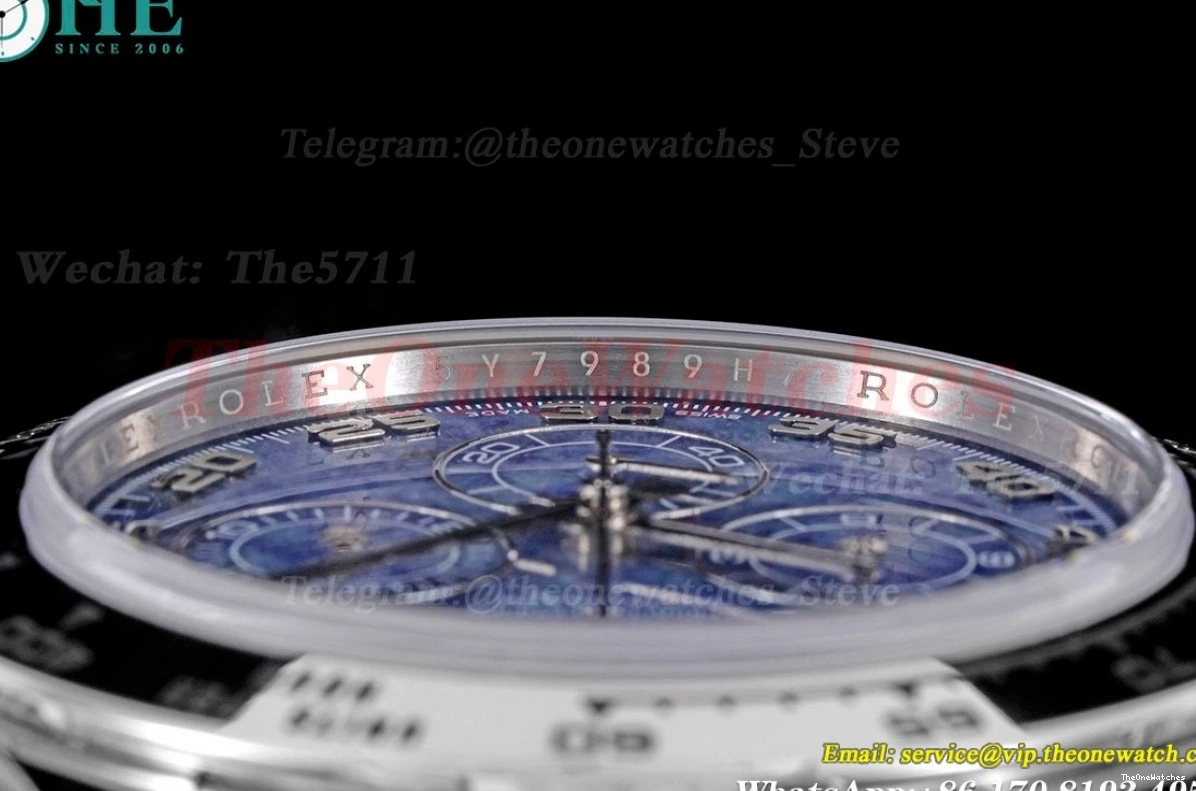 Daytona DD4130 40mm Chalcedony Blue Dial Clean RU SS 116519 0317